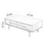 Table basse en noyer noir clair-107785366