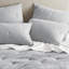 Cozy Cotton Bedding Set, Euro Sham With Embroidered Detailing For Home Comfort