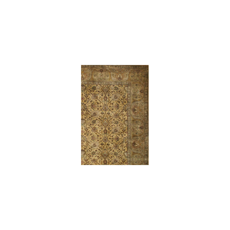 Tapis doré Ella-May M041 Lavar Kerman, 6 pi x 9 pi