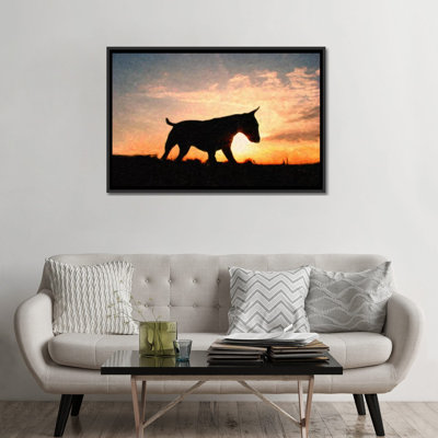" English Bull Terrier " by Michael Tompsett