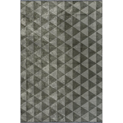 Tapis gris / kaki Rapture