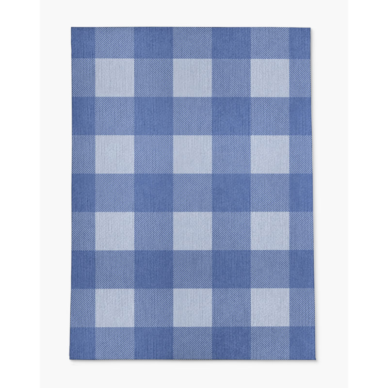 Tapis de chaise rectangulaire Chico, L 36 po x L 60 po, Bleuet des champs