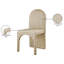 Chaise d'appoint en velours Car Pathia-307871079