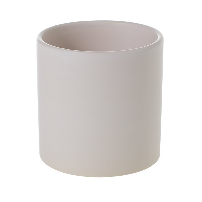 Jardinières en pot, H 4,25 po x l 4,25 po x P 4,25 po, Blanc mat