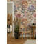 Papier peint floral pivoines, adhésif mural et botanique