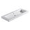 Dowell 48" Rectangular Drop-In Acrylic Single Bathroom Vanity Sink with Overflow, Wide Sink