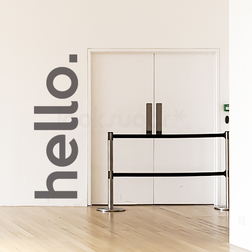 Hello Wall Decal Latitude Run® 