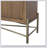 Metal Base Latte Sideboard