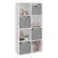 Organisateur de rangement 8 cubes Gridley Drive avec 4 bacs en tissu