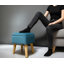 Premium & Hand-Finished Gershwin 30cm Velvet Ottoman – Tufted Square Footstool with Lift-Off Storage Lid for Living Room, Office-899290531