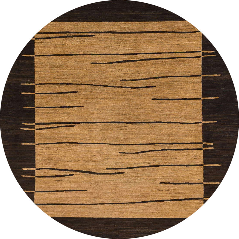 Tapis abstrait moderne 1623, Rond 5 pi