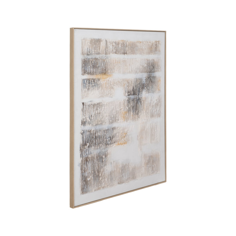 Abstract Framed On Canvas Painting
