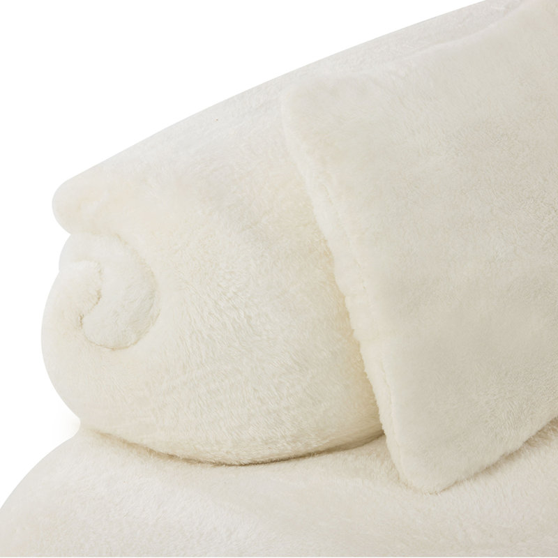 Canapé en flanelle Boneless, Blanc