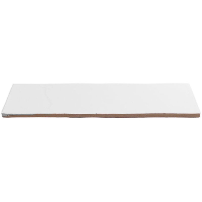 Lancaster Polished Ceramic Wall Tile, White