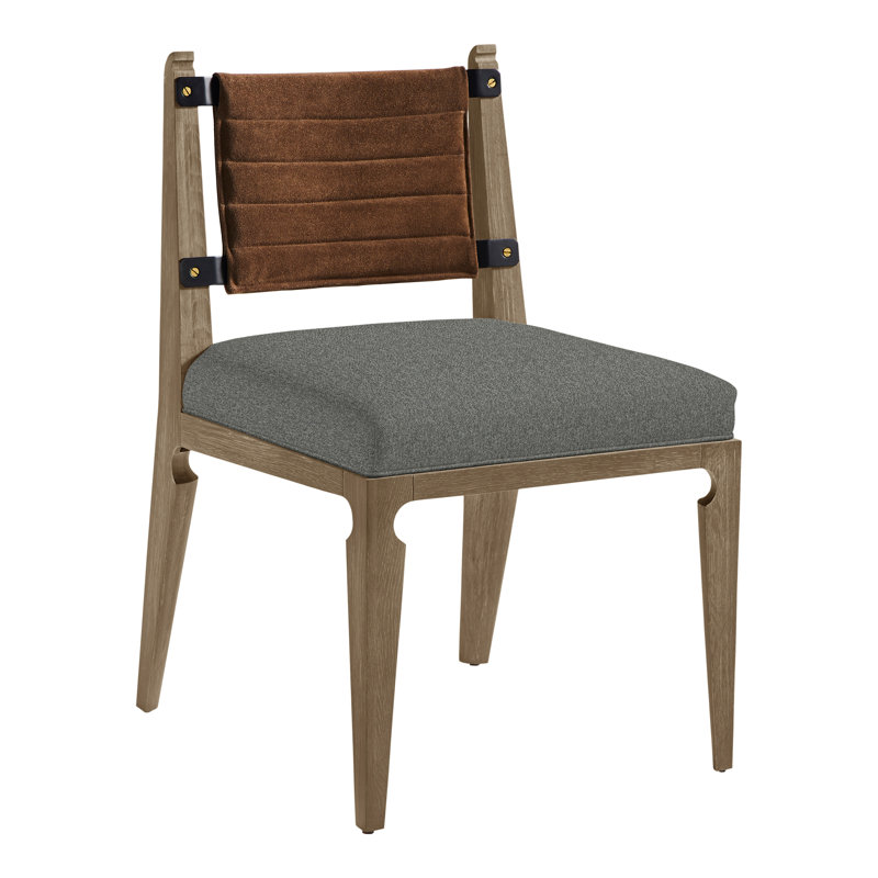 Thom Filicia Home Gifford Side Chair, Hampton, Ian Pewter