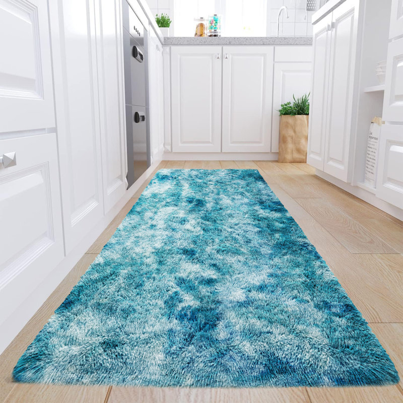 Soft Plush Shaggy Area Rug – Ultra Cozy High-Pile Fluffy Carpet for Living Room, Bedroom & Modern Home Décor, Teal