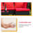 Dornisha 4 - Person Patio Conversation Set with Cushions-530149826