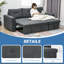 Rayssa 3 Seater Sectional Sofa Bed-606521891