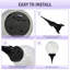 Natural Solar Powered Glass Flood Light Pack-133619725