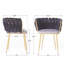 Fauteuil large en velours 22,8 po Reimo-604441421