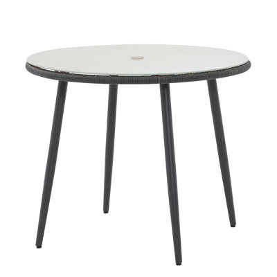 Johnella Round 35.4'' Outdoor Dining Table