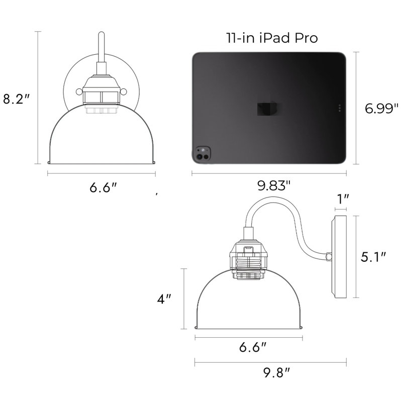  Herdon Dark Gray Barn Light