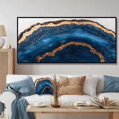 Wyncote Crystal Mysteries Of Aqua Wood Slice III - cristaux, art mural