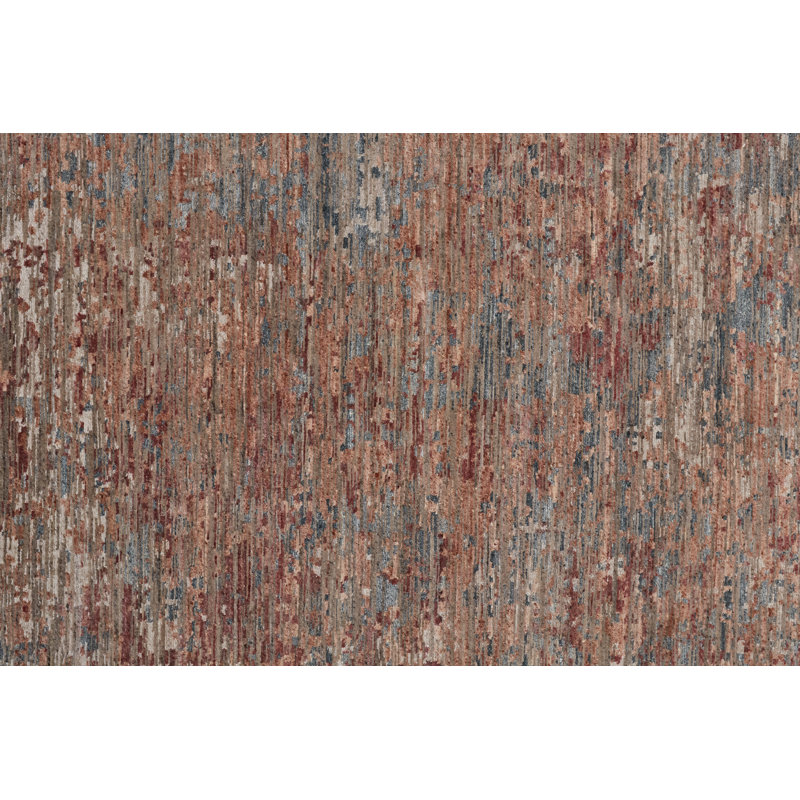Tapis en cuivre noué à la main Clarkson, Rectangle 2 pi x 3 pi