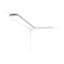 Plastique blanc H 1 5/8 po x l 78 3/4 po x P 3/8 po couronne blanche