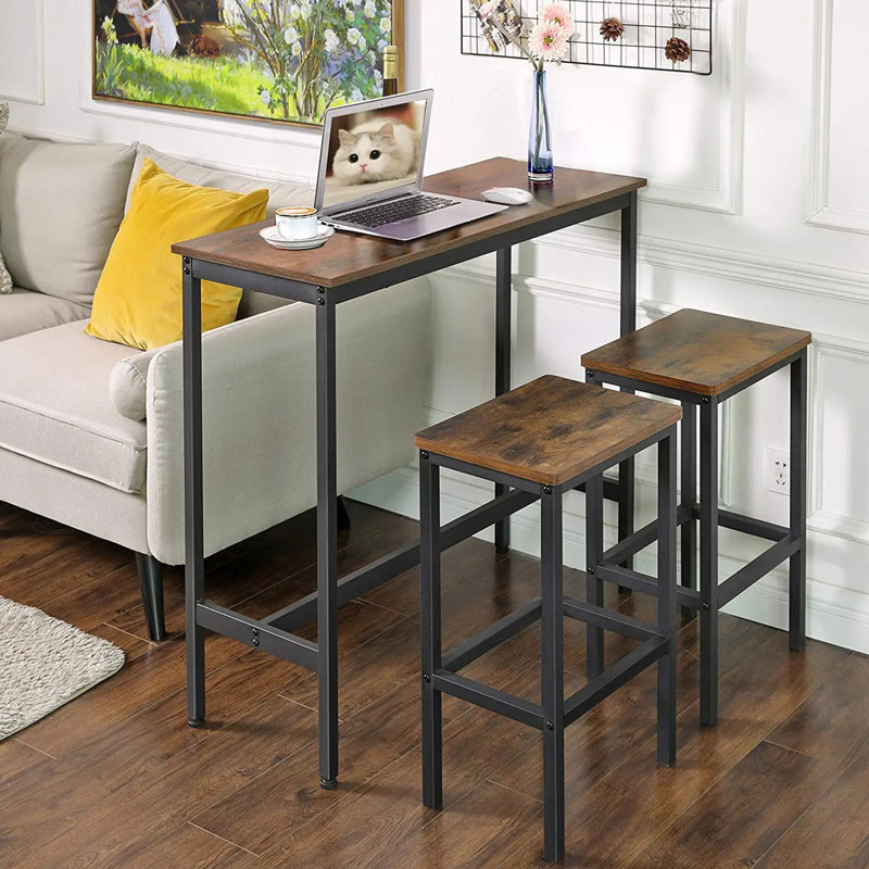 Metal Base Dining Table