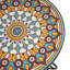 Table d'appoint ronde en céramique pour l'extérieur
