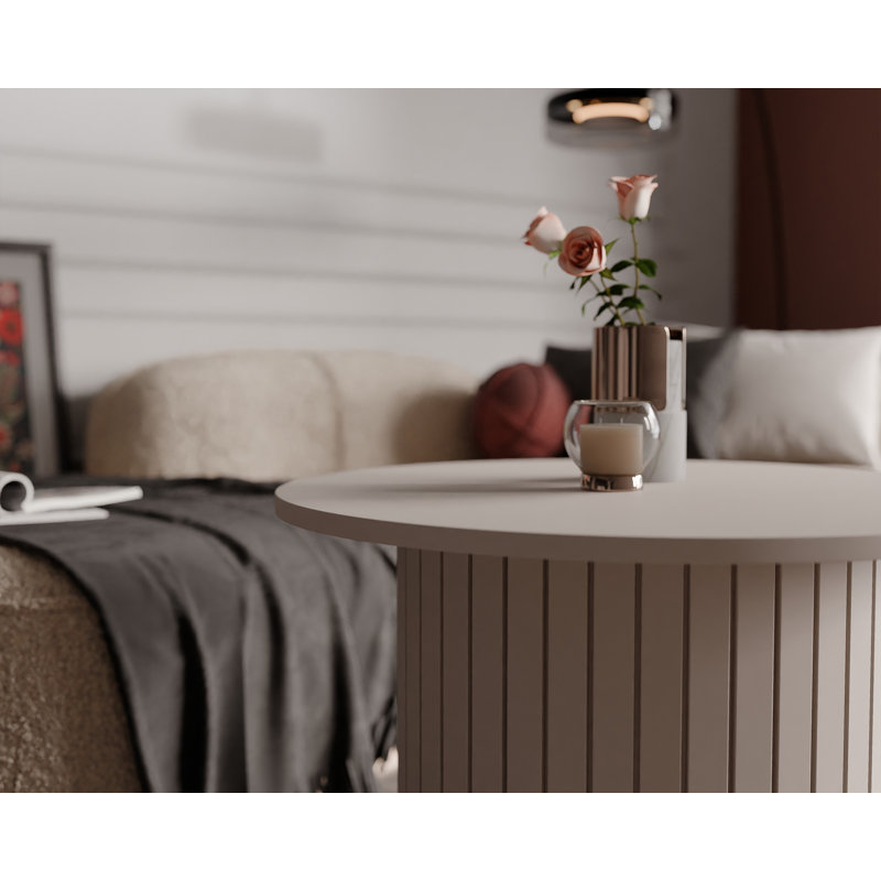 Tashon Coffee Table with Storage, Kaschmir