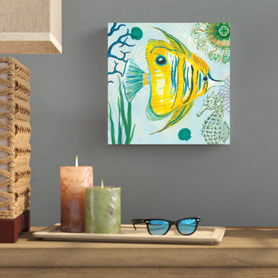 " Tropical Underwater III " by Farida Zaman Painting Print