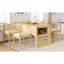Ensemble 5 pièces de table de salle à manger extensible carrée en bois de 47,2 po avec deux tablettes rabattables de 11,8 po, ensemble de table de cuisine avec chaises rembourrées pour 4