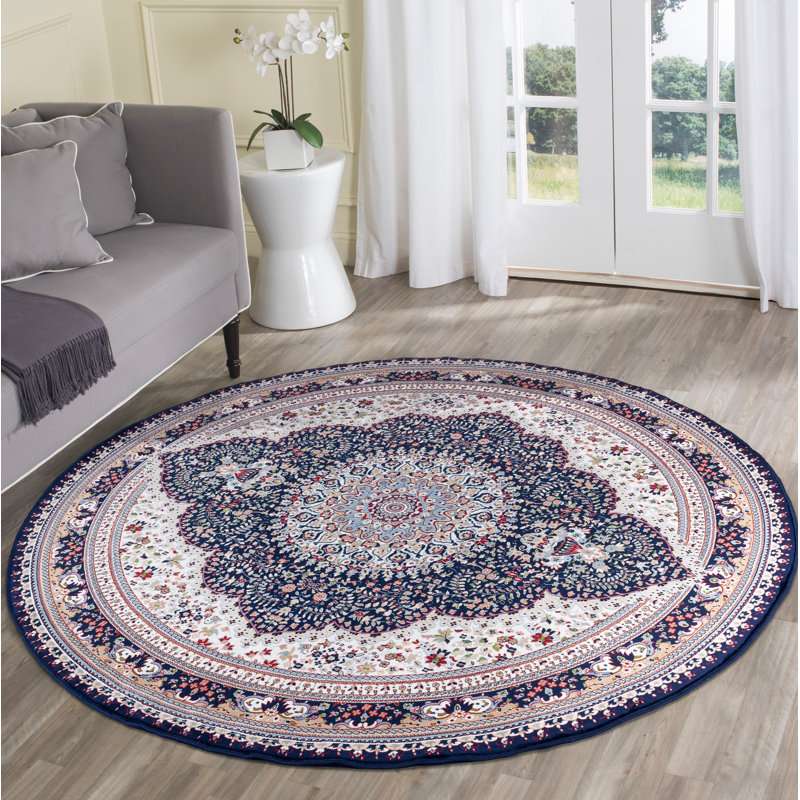 Tapis bleu marine Prime, Rectangle 6 pi 9 po x 9 pi 6 po