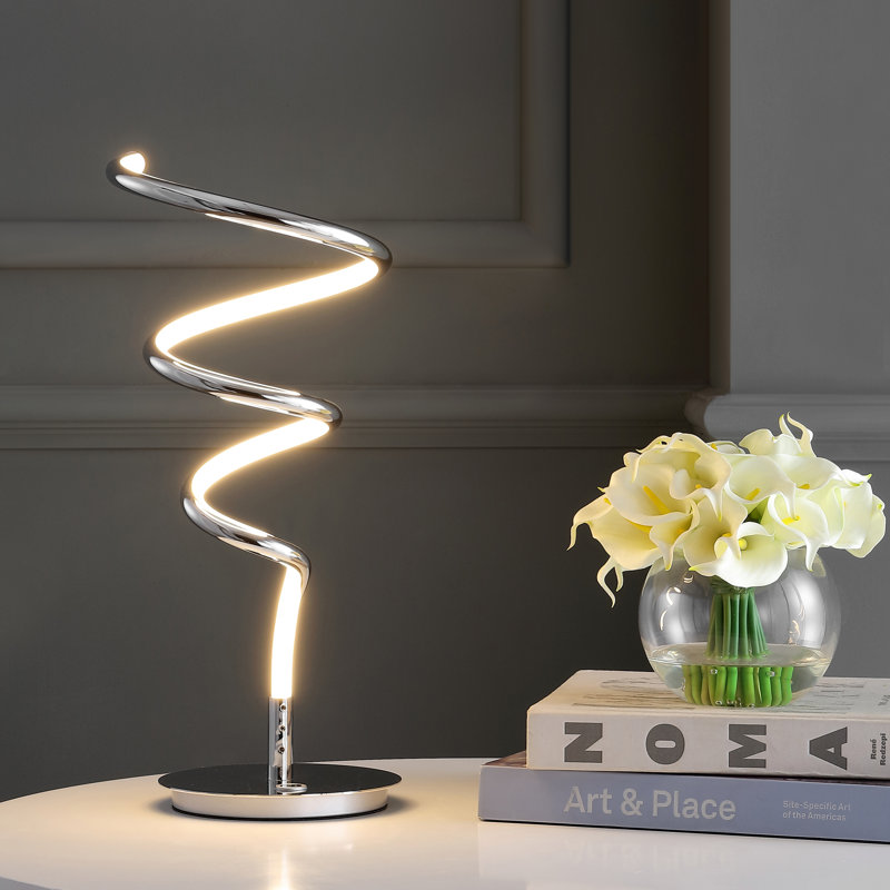 Lampe de table 20 po Vannucci, Chrome