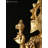 Brass Ganesha Statue, 9.4 in. Four-Armed Chaturbhuja     Hindu Religious Figurine for Home Altar & Meditation Room