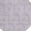 Tapis rond lavable et ivoire 8 po