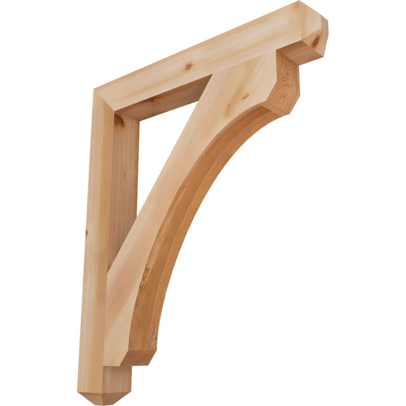 Support lisses 3 1/2 po x P 30 po x H 36 po, cèdre rouge de l'Ouest, Western Red Cedar (Smooth), H 36 po x l 3,5 po x P 30 po