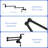 Wall Mounted Pot Filler Faucet, Brass Kitchen Faucet With Double Joint Swing Arms, Matte Black, Classic Style, Safe And Leak - , Ceramic Valves, Nickel Finish, Stretchable 360 Rotation, Design, Dual-483955537