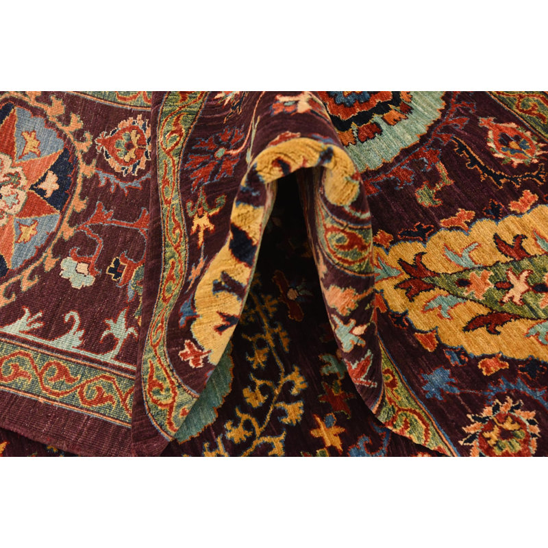 Oldham Maroon Rug