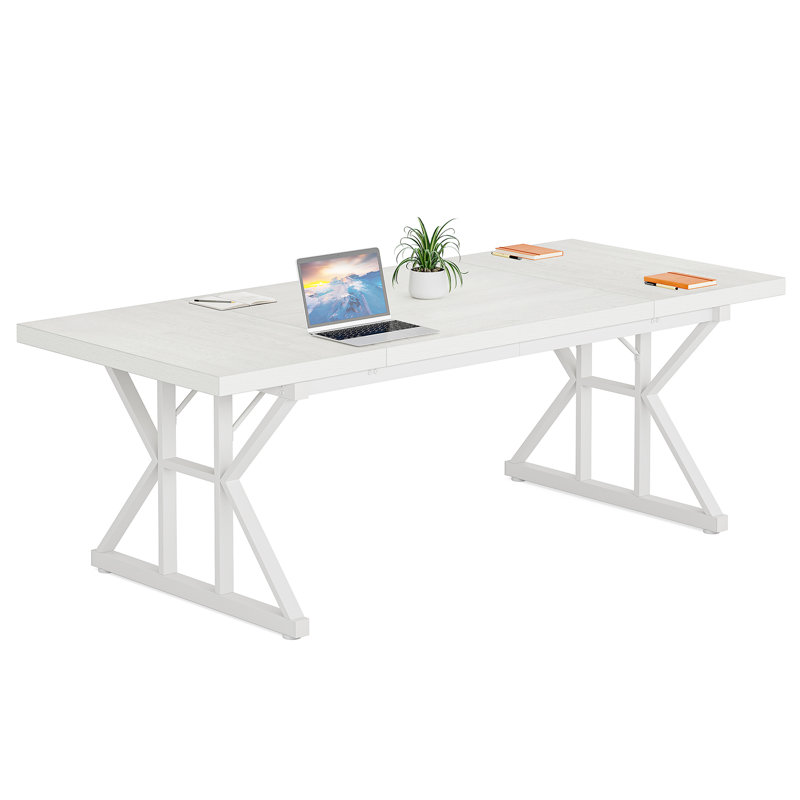 Table de conférence Premi, Blanc, Blanc