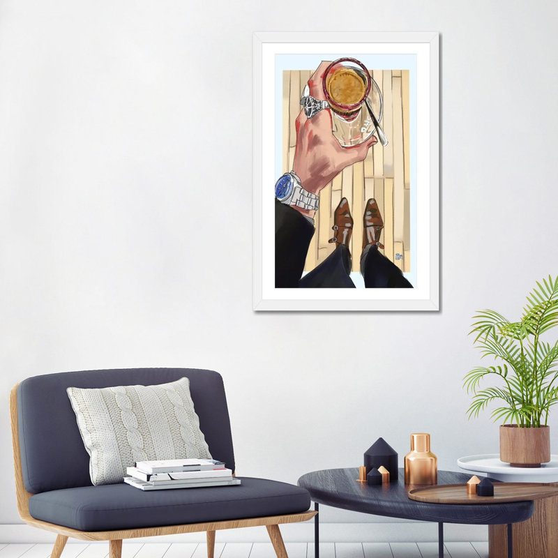 «Squibb» par Sunflowerman - reproduction d'art, H 32 po x l 24 po x P 1 po, Papier encadré blanc