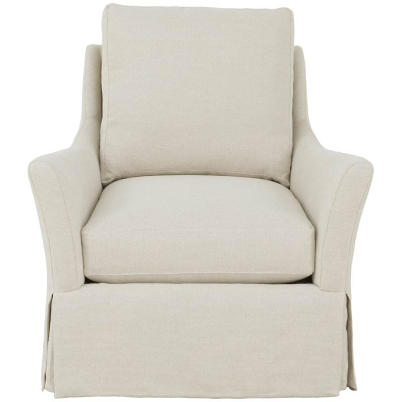 Chaise pivotante à accoudoirs évasés Olivia, Bois flottant 9930