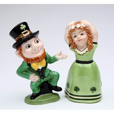 Irish Boy and Girl Dancer Salt and Pepper