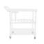Chariot-bar transparent en acrylique