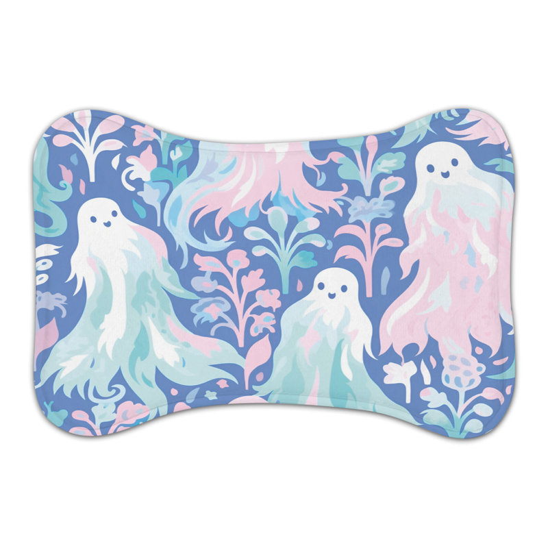 Haunted Watercolors - Bone Shape Feeding Mat