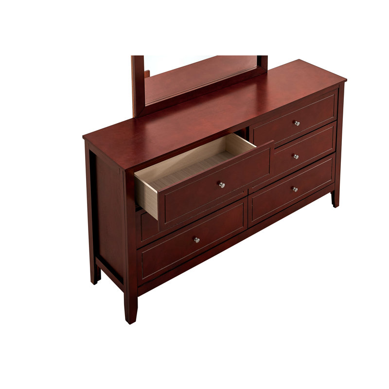 Daniel 6 Drawer Dresser - Cherry, Cherry