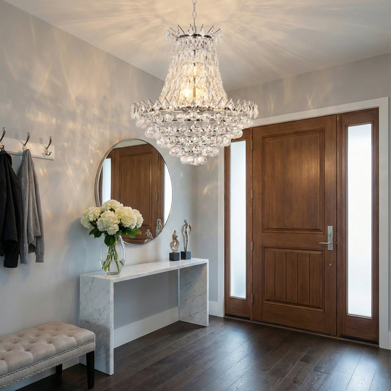 Lustre empire Bernhard, H 24,5 po x l 23,6 po x P 23,6 po