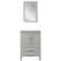 Beyo 24'' Single Bathroom Vanity with Manufactured Wood Top with Mirror